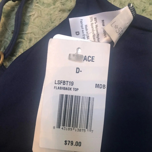 NWT L*SPACE FLASHBACK BIKINI TOP - Picture 5 of 5